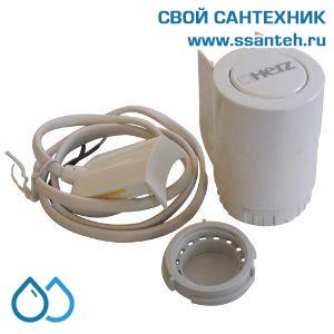 16151 HERZ 1771110 Термоэлекрический привод для зонного регулирования, М28х1,5, 2-pt, 115Н, 230В, 4,0мм, 3,5мин, NC