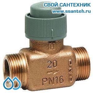 09987 Honeywell, V5832A1061 Клапан двухходовой (проходной) регулирующий резьбовой, PN16, DN20, Kvs 2.5, 6.5мм, 2…120 °C